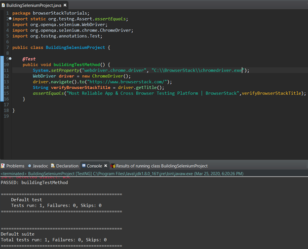 How to Build and Execute Selenium Projects How to Build and Execute Selenium Projects
