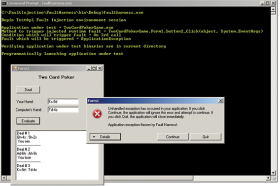 Run time Fault Injection Example Run time Fault Injection Example