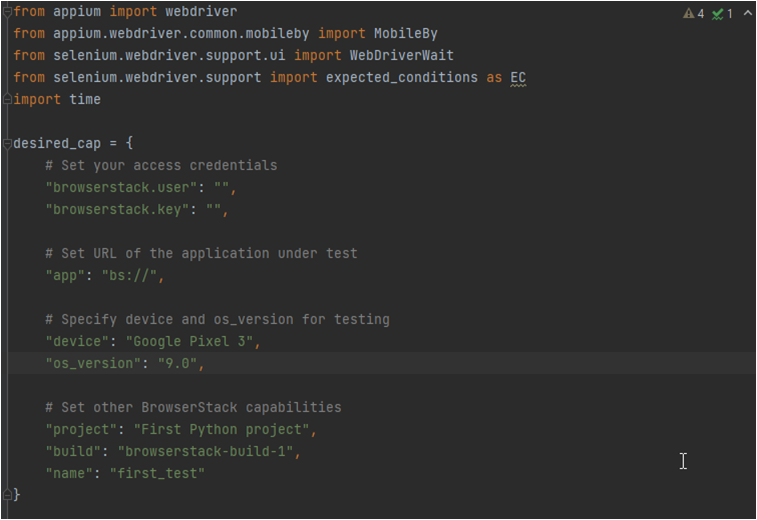Python Script to run appium test using Xpath Python Script to run appium test using Xpath