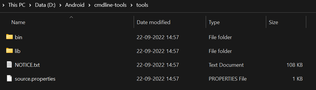 tools folder tools folder