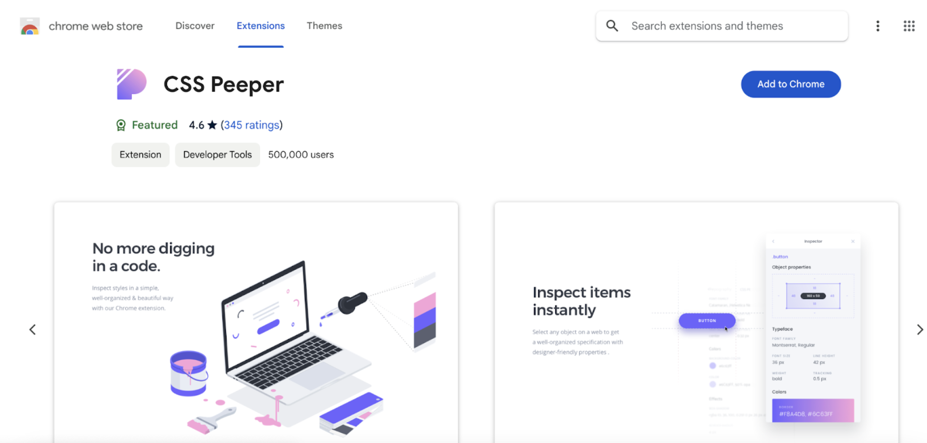 CSS Peeper CSS Peeper