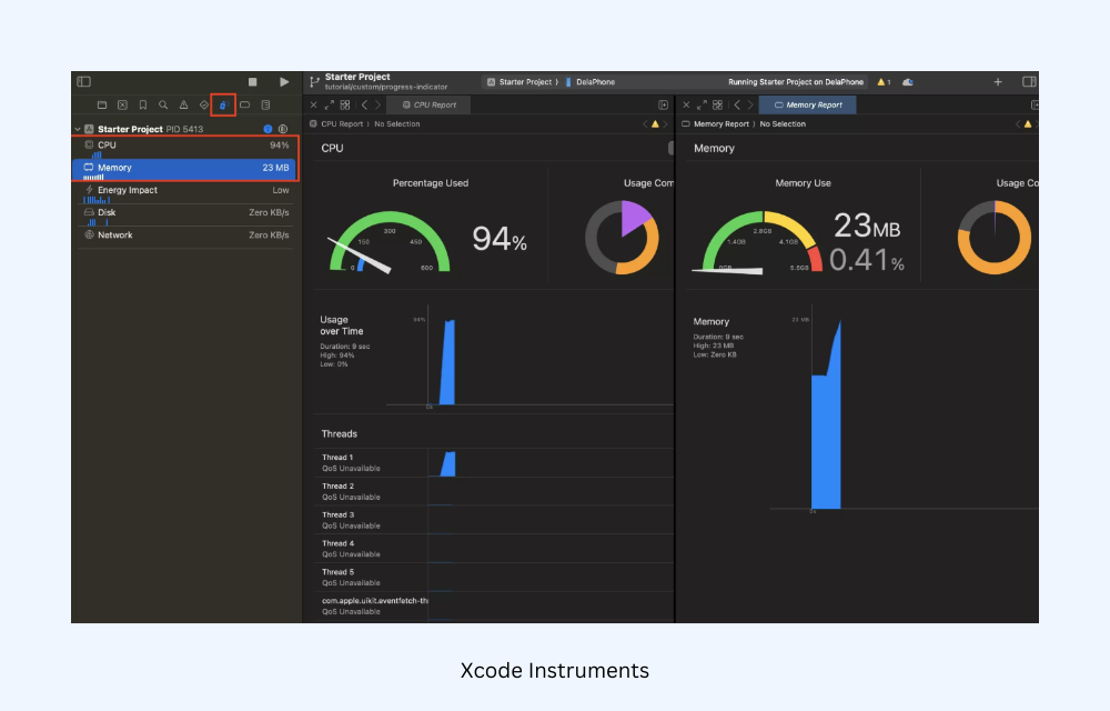 Xcode Instruments Xcode Instruments