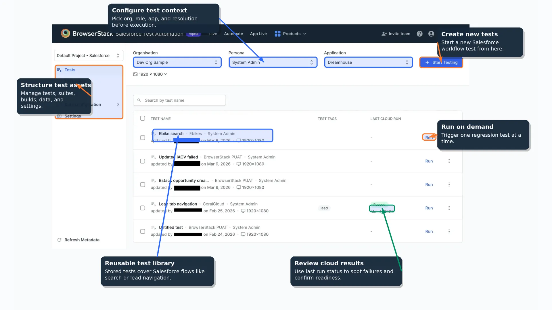 BrowserStack Salesforce BrowserStack Salesforce