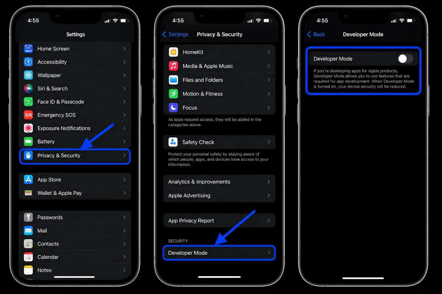 Developer Mode Developer Mode